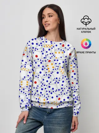 Женский свитшот / Игральные кубики