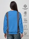 Женский свитшот / Спички blue