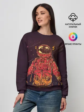 Женский свитшот / Отчаянный Космонавт