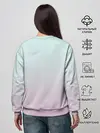 Женский свитшот / акварельные бабочки