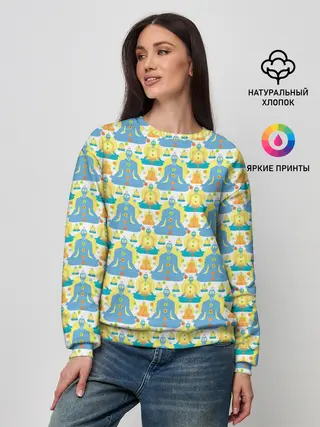Женский свитшот / Медитация