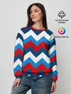 Женский свитшот / Зигзаг