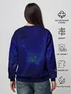 Женский свитшот / Неоновый Космонавт