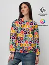 Женский свитшот / Тропический коллаж