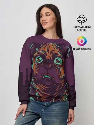 Женский свитшот / Собака