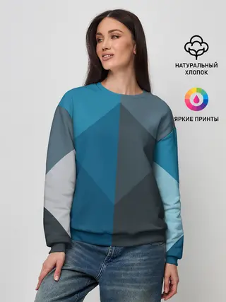 Женский свитшот / Геометрия