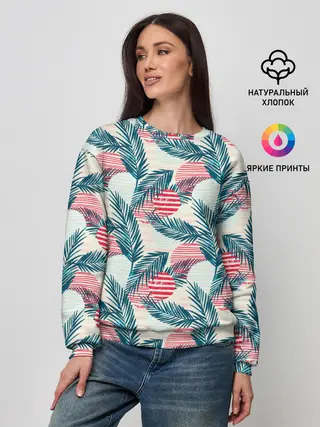 Женский свитшот / Ретро арт