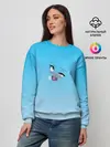 Женский свитшот / Ahegao Blue-eyed girl