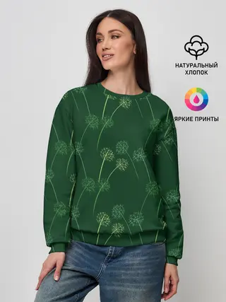 Женский свитшот / Одуванчики