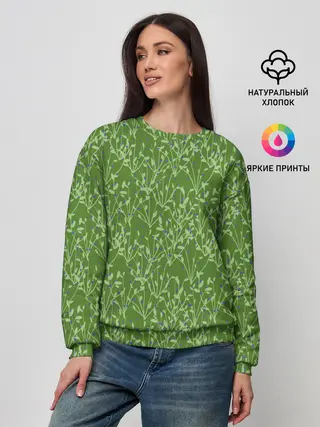 Женский свитшот / Черника