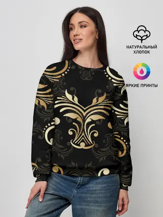 Женский свитшот / Черное золото