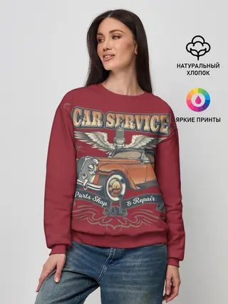 Женский свитшот / CAR SERVICE