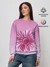 Женский свитшот / розовая ромашка