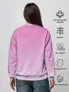 Женский свитшот / розовая ромашка