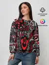 Женский свитшот / Абстрактный Узор