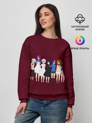 Женский свитшот / Токийский гуль девчонки