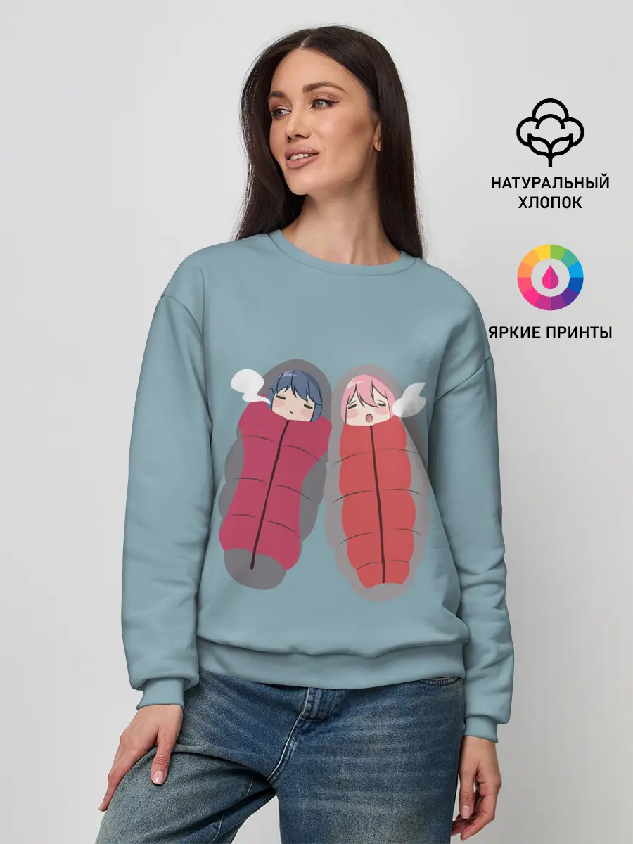 Женский свитшот / Аниме про лагерь