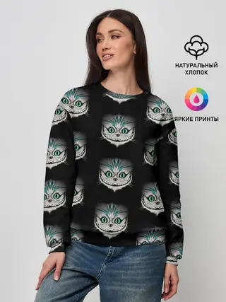 Женский свитшот / Чеширские котики