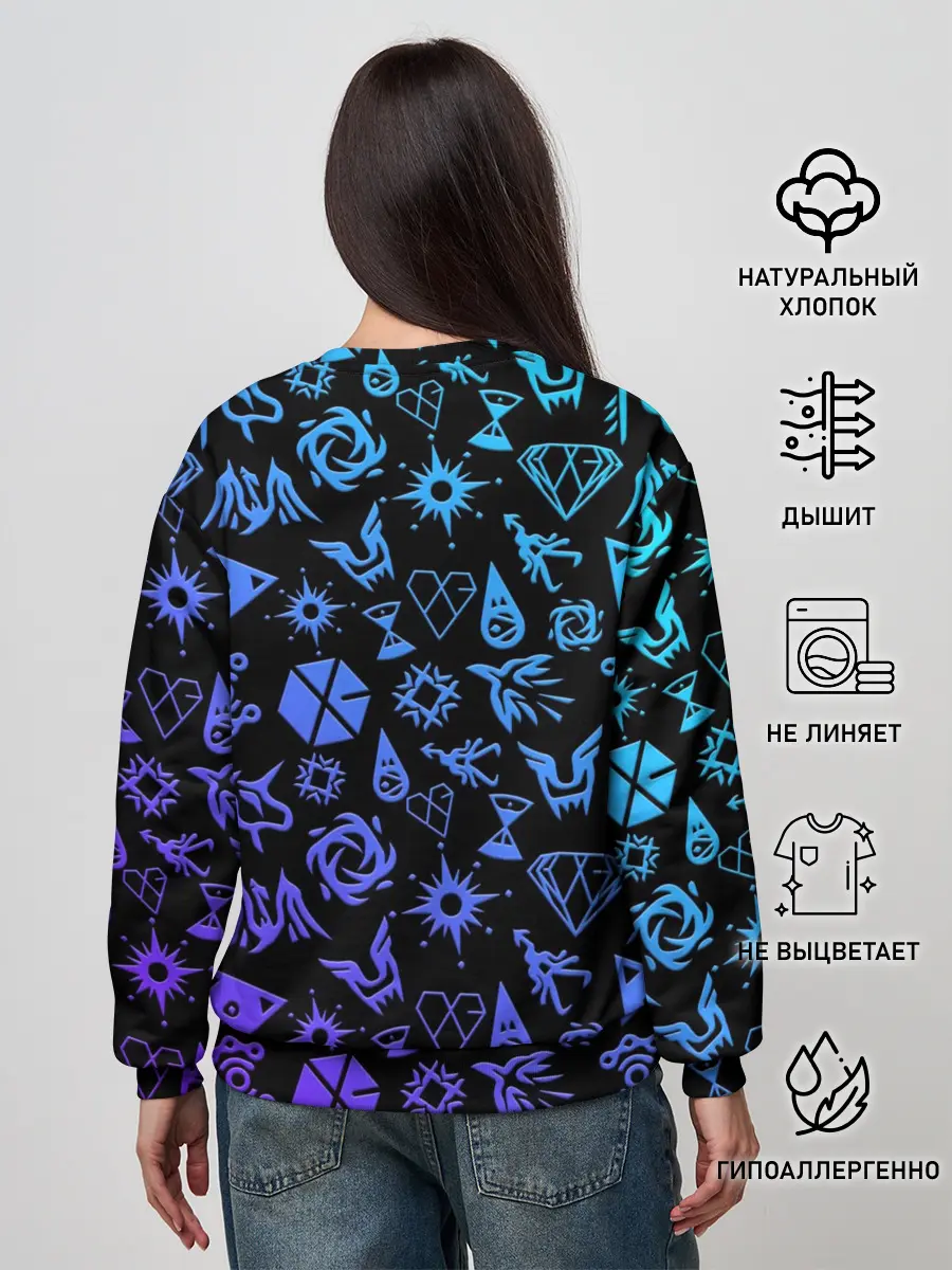 Женский свитшот / EXO K-POP | LogoBombing