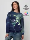 Женский свитшот / Зеленая маска Канеки Кен