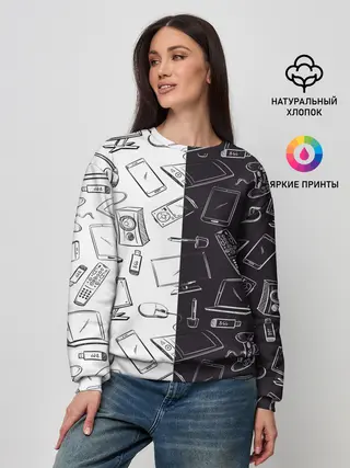 Женский свитшот / Гаджеты