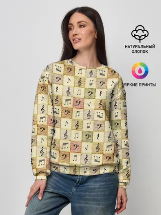 Женский свитшот / Музыкант