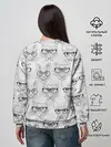 Женский свитшот / Кошки в очках
