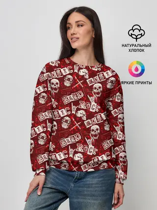 Женский свитшот / Hard Rock
