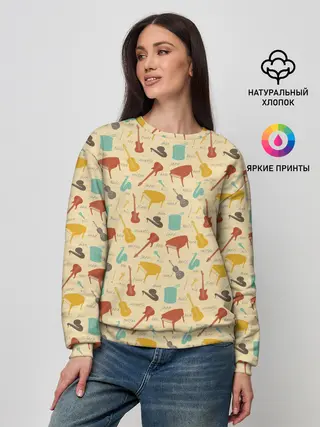 Женский свитшот / Музыкант