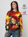 Женский свитшот / КЛИНОК РАССЕКАЮЩИЙ ДЕМОНОВ
