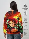 Женский свитшот / КЛИНОК РАССЕКАЮЩИЙ ДЕМОНОВ