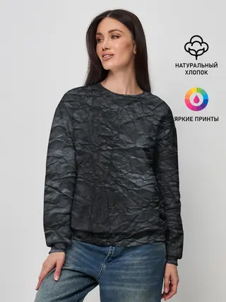 Женский свитшот / Мятая Бумага