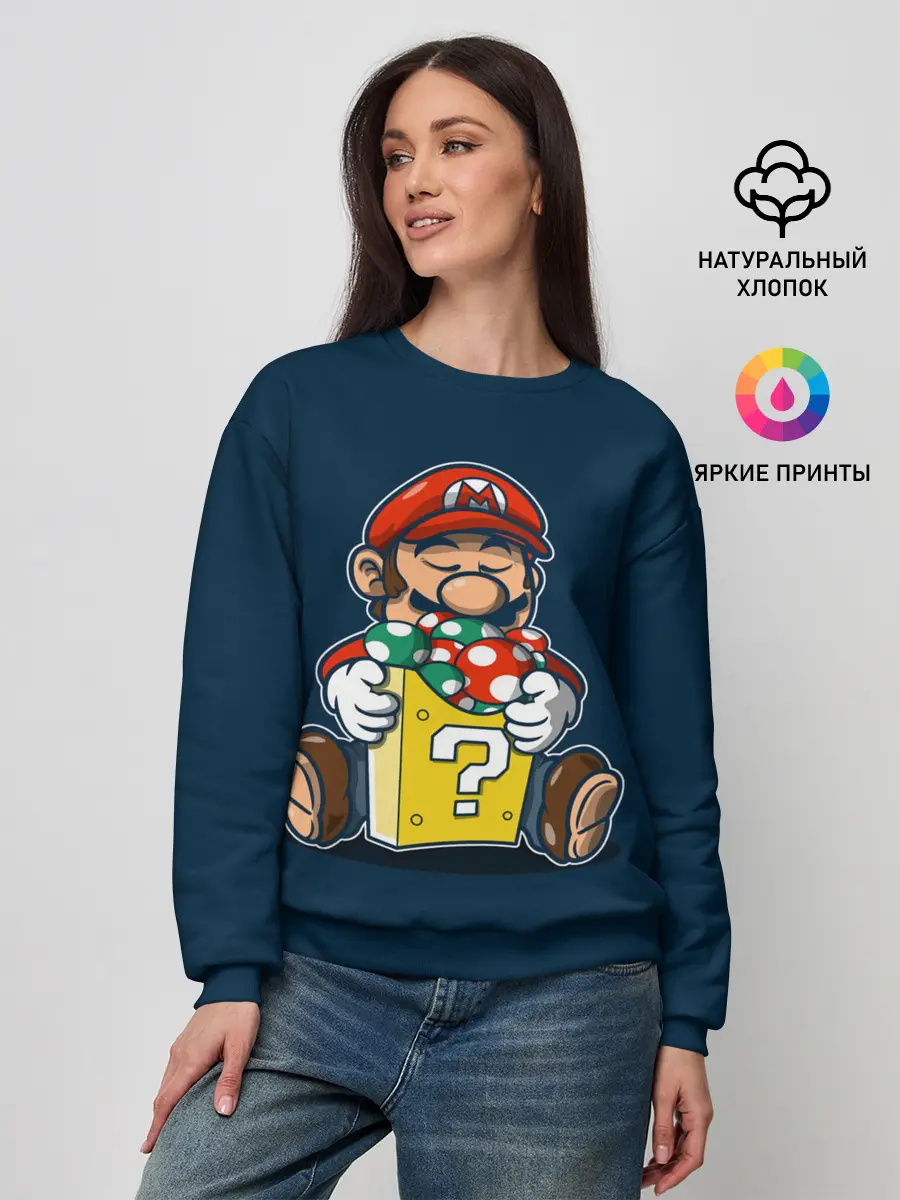 Женский свитшот / Марио