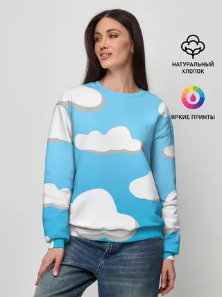 Женский свитшот / Небо