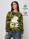 Женский свитшот / годзилла