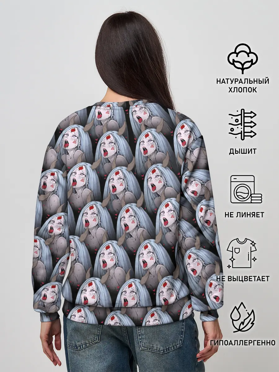 Женский свитшот / Kaguya Ahegao