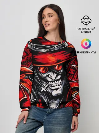 Женский свитшот / ALUCARD IN RED