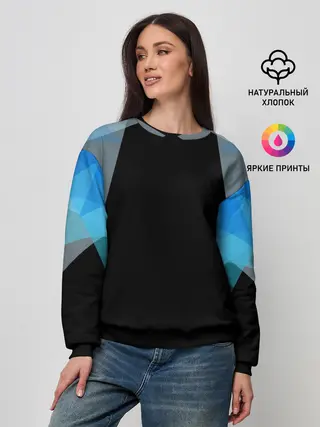 Женский свитшот / Геометрия