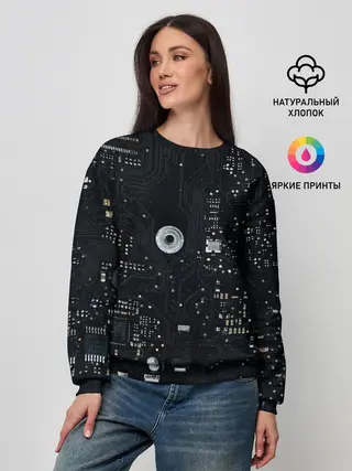 Женский свитшот / ИНФОРМАТИЗАЦИЯ