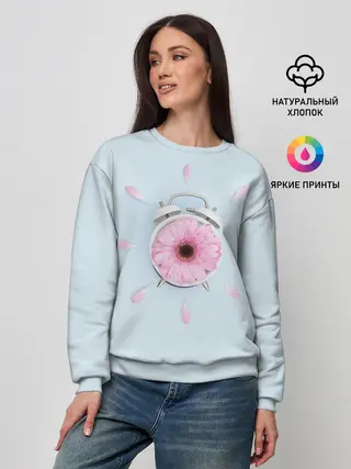 Женский свитшот / Будильник