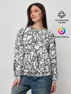 Женский свитшот / Масса людей