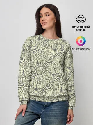 Женский свитшот / Велосипедные части