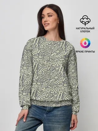 Женский свитшот / Велозапчасти
