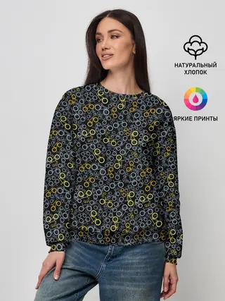 Женский свитшот / Велосипеды