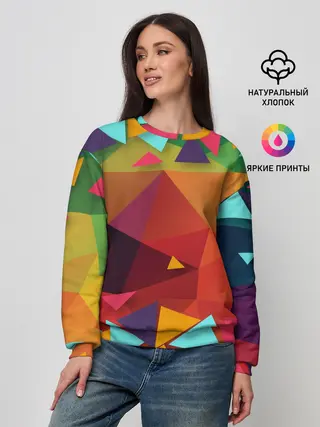 Женский свитшот / Геометрическая Абстракция
