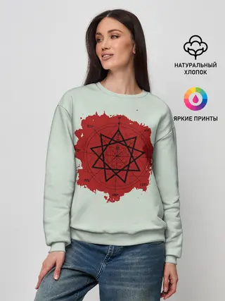 Женский свитшот / Пентаграмма Slipknot