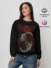 Женский свитшот / Slipknot Черепа