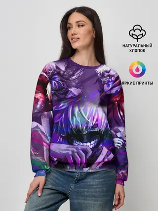 Женский свитшот / Ретро Рейв Гуль