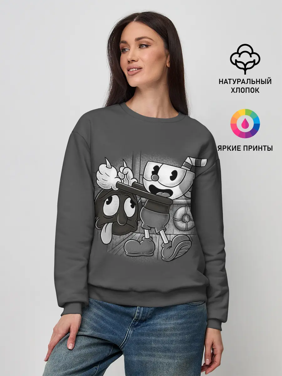 Женский свитшот / CUPHEAD