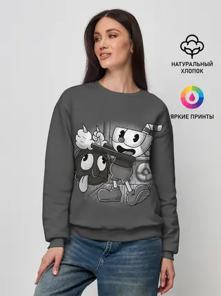 Женский свитшот / CUPHEAD